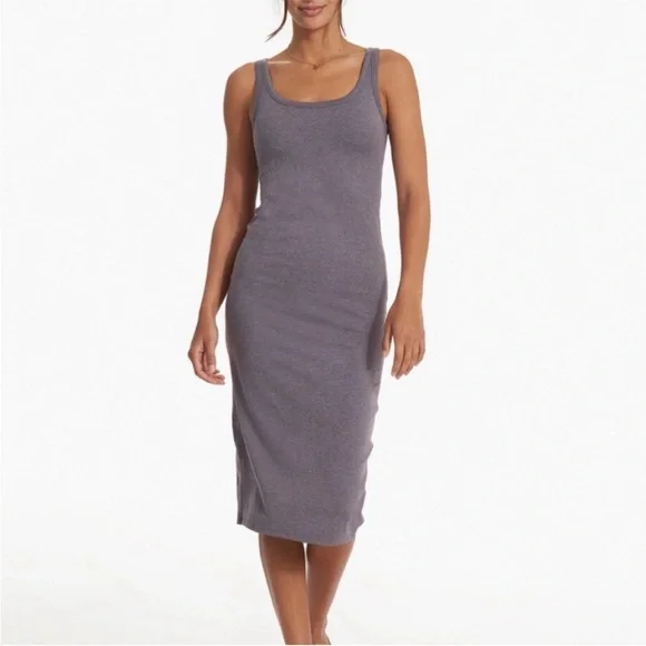 Vuori | Dresses | Vuori Womens Midi Dress In Gray | Poshmark